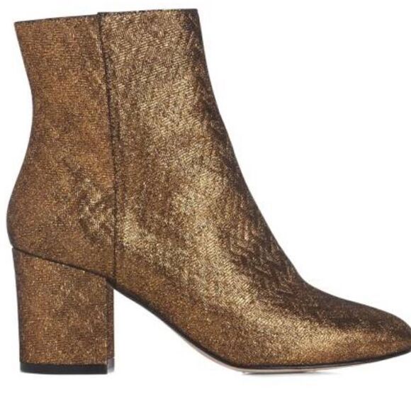 L.K.Bennett London warm gold Lea jourdan ankle boots size 5,5, E U 36 - Picture 2 of 16